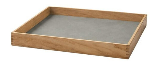 LIND DNA Even teak brett 29,4x29,4 cm nupo lys grå LIND DNA Even teak brett 29,4x29,4 cm nupo lys grå