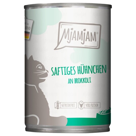 Mjamjam 6 X 400 G Saftig Kylling Med Brokkoli