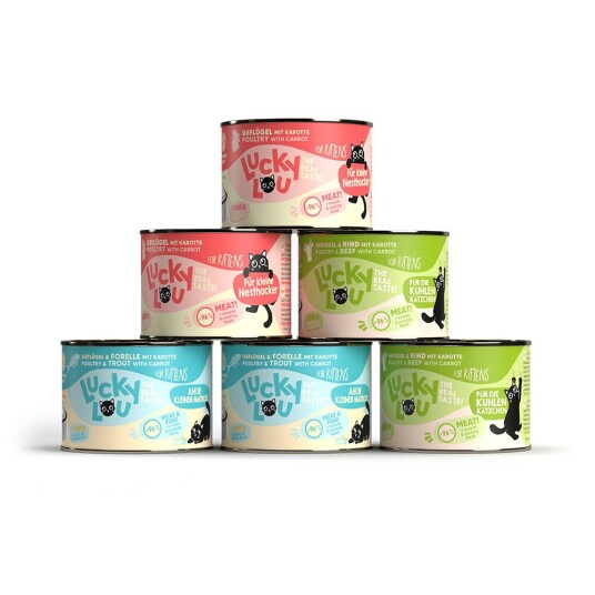 Lucky Lou Lifestage Kattunge 6 X 200 G Blanding I (3 Varianter) Lucky Lou Lifestage Kattunge 6 X 200 G Blanding I (3 Varianter)