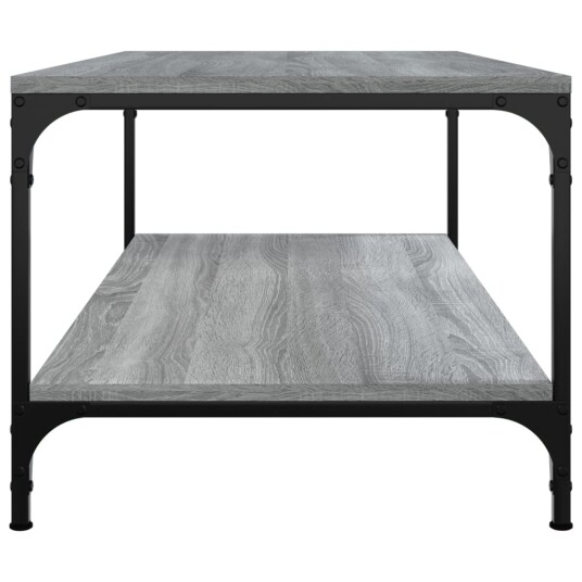 vidaXL Salongbord grå sonoma 80x50x40 cm konstruert tre