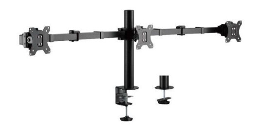 LogiLink Triple monitor mount 17-27" arm length: adjustable LogiLink Triple monitor mount 17-27" arm length: adjustable
