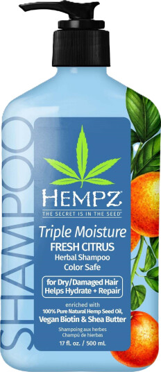 Hempz Triple Moisture Herbal Shampoo 500 ml