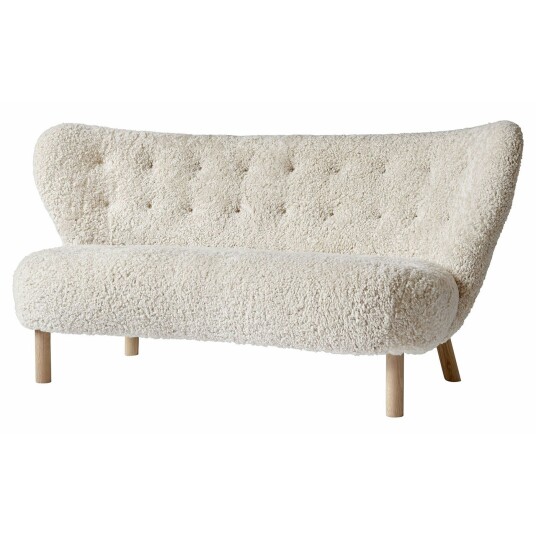 &Tradition Little Petra Sofa Vb2 Oljet Eik / Saueskinn Moonlight