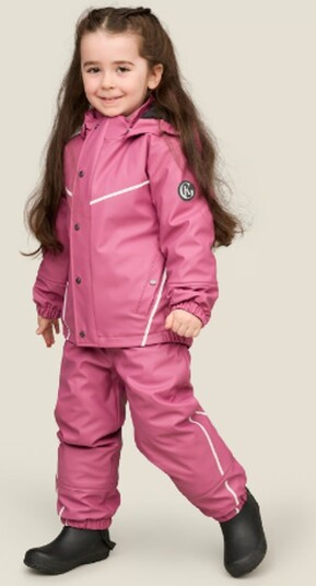 Gullkorn Slush PU Vinter Sett Rosa 104