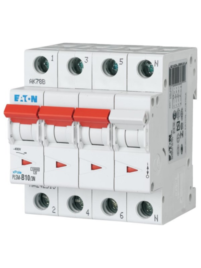 Eaton Plsm-c10/3n-mw - miniature circuit breaker mcb (4015082425395)