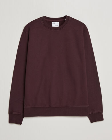 Colorful Standard Classic Organic Crew Neck Sweat Oxblood Red