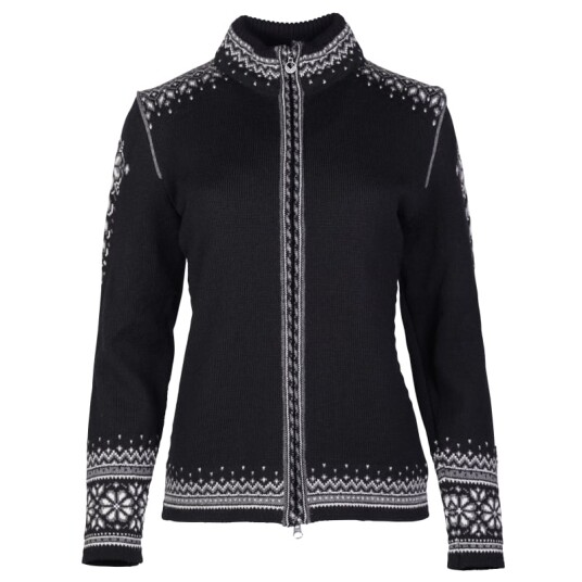 Dale of Norway 140th Anniversary Women's Jacket XL , Black/Offwhite/Smoke