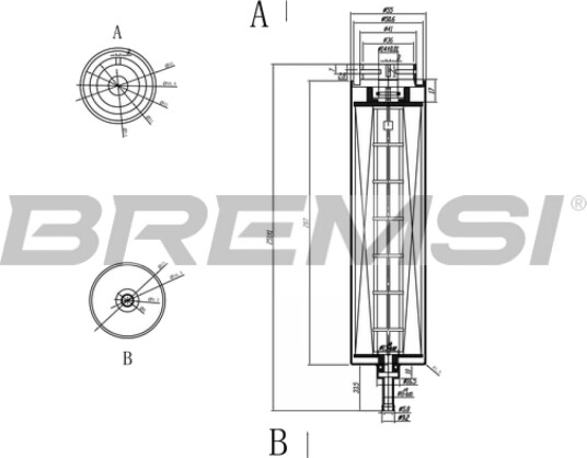 Drivstoffilter BREMSI FE0051 Drivstoffilter BREMSI FE0051