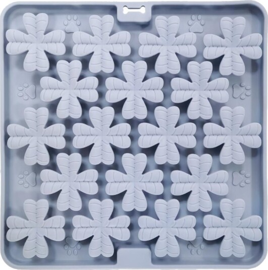 Nordic Paws Lickmat Flower Grey 20X20Cm Nordic Paws Lickmat Flower Grey 20X20Cm