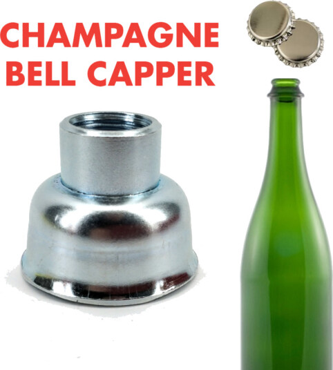 Kegland Champagne Bell 29mm kopp passer håndholdt kapselpåsetter