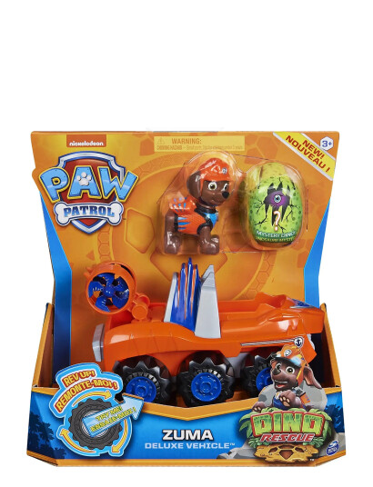 Paw Patrol Paw Patrol Dino Deluxe Kjøretøy Zuma Orange One Size