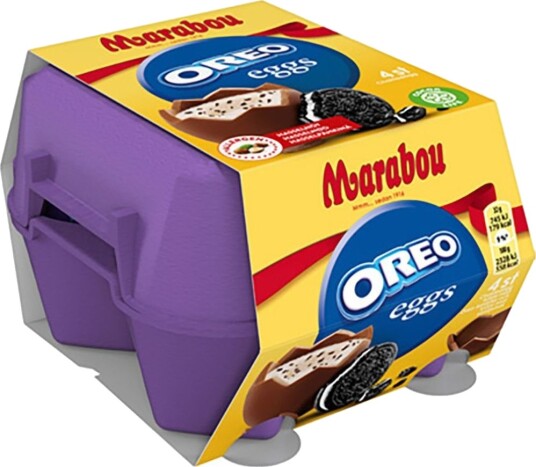 4 pk Marabou Oreo Eggs 128 gram