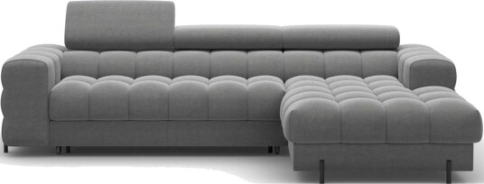 Hjørnesofa Eltap Felro 285x181x93 cm Sola 06 Mørk Grå Høyre