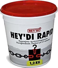 Hey'di mortel rapid 12 kg heydi reparasjons og monteringssement Hey'di mortel rapid 12 kg heydi reparasjons og monteringssement