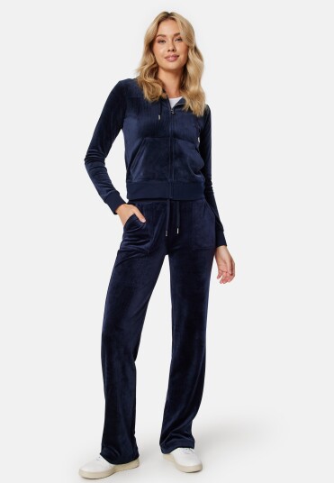 Juicy Couture Del Ray Velour Pant - Night Sky