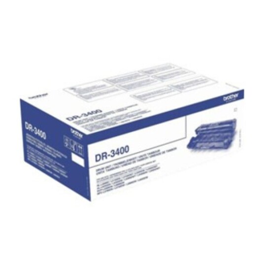 Brother DR 3400 BK Tromle - Original - Svart 50000 sider Brother DR 3400 BK Tromle - Original - Svart 50000 sider