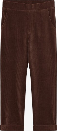 Ellos Collection Manchester bukser i velur Brun