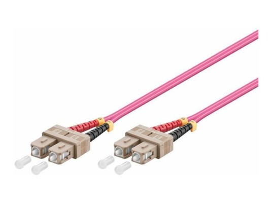 Microconnect - Nettverkskabel - Sc/Upc Multimodus (Hann) Til Sc/Upc Multimodus (Hann) - 10 M. - 2 Mm - Fiberoptikk - Dupleks - 50 / 125 My - Om4 - Halogenfri - Erika Fiolett Microconnect - Nettverkskabel - Sc/Upc Multimodus (Hann) Til Sc/Upc Multimodus (Hann) - 10 M. - 2 Mm - Fiberoptikk - Dupleks - 50 / 125 My - Om4 - Halogenfri - Erika Fiolett