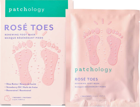 Patchology Rosé Toes Renewing Foot Mask Flerfarget ONE SIZE