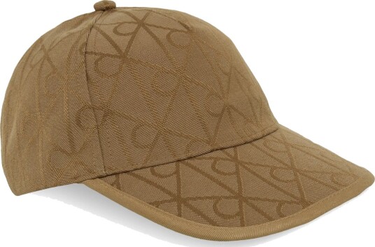 Calvin Klein Logo Aop Jacquard (Bag Tie Back)   Beige   ONE SIZE