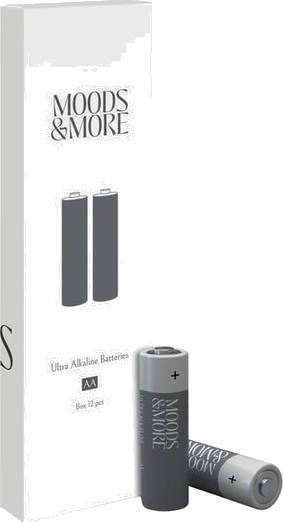 Moods & More   AA batteri 12 stk svart