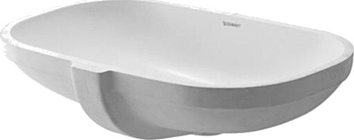 Duravit D-Code servant, 52,5x32 cm, hvit