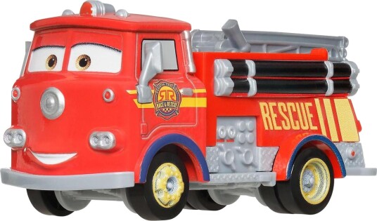 Disney Pixar Biler 3 Race & Rescue Lekebil Red Brannbil