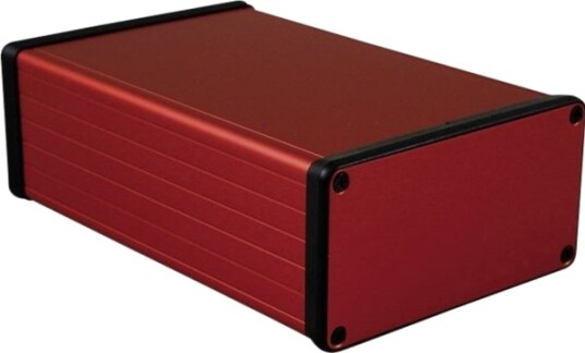 Hammond Electronics 1455N1601RD 160 × 103 × 53 mm Aluminium Rød Kabinett