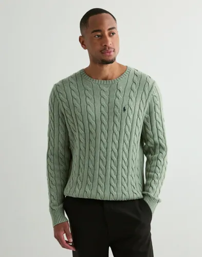 Ralph Lauren Polo Ls Driver Cn Long Sleeve Pullover Strikkegensere Grønn