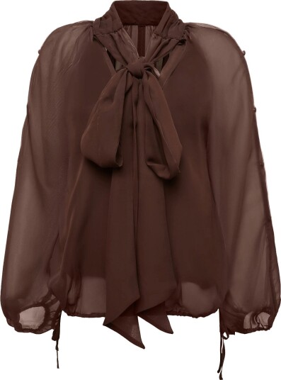 Dante6 Dante6 Sonia Boho Sleeve Detail Blouse   Brown   40