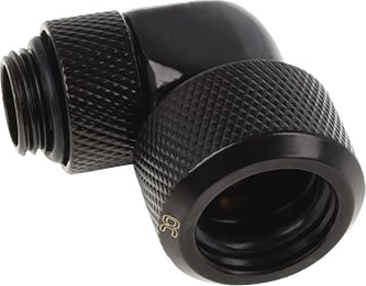 Alphacool Eiszapfen Hardtube Compression 16 mm 90° Svart 17395