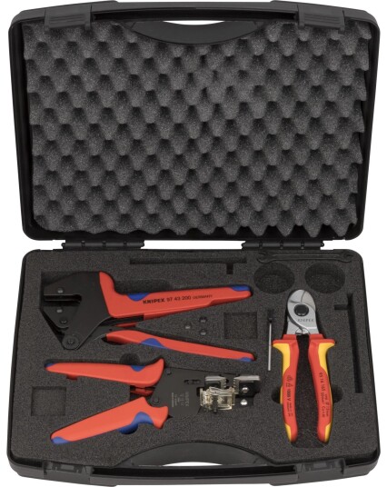 Knipex Verktøykoffert 979101 For Solcellemontårer 345 × 80 mm Knipex Verktøykoffert 979101 For Solcellemontårer 345 × 80 mm