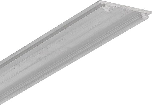 Topmet 1m aluprofils ARC12 CD/U5 Ubehandlet aluminium Topmet 1m aluprofils ARC12 CD/U5 Ubehandlet aluminium