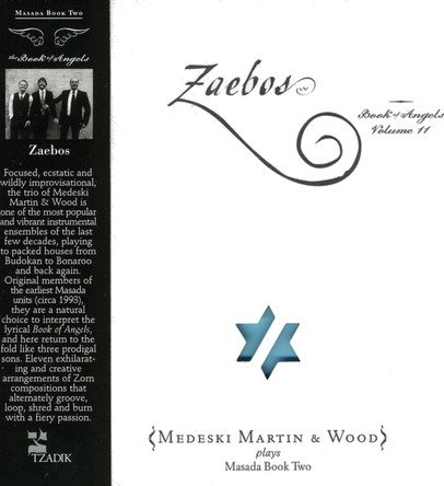 Medeski, Martin & Wood Zaebos: The Book of Angels Vol. 11 CD Medeski, Martin & Wood Zaebos: The Book of Angels Vol. 11 CD