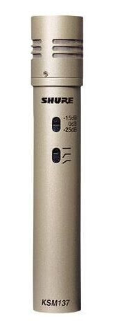 Shure Ksm 137 Cardioid Studio Condenser Mic Shure Ksm 137 Cardioid Studio Condenser Mic
