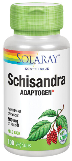 Solaray Schisandra 100 Kapsler Solaray Schisandra 100 Kapsler