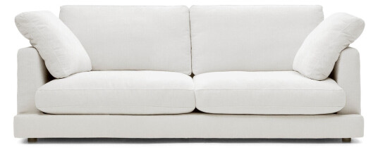 Kave Home Gala 3-pers. sofa, Hvit Chenille stoff 1605214-03-0 1726086-02-0 Kave Home Gala 3-pers. sofa, Hvit Chenille stoff 1605214-03-0 1726086-02-0