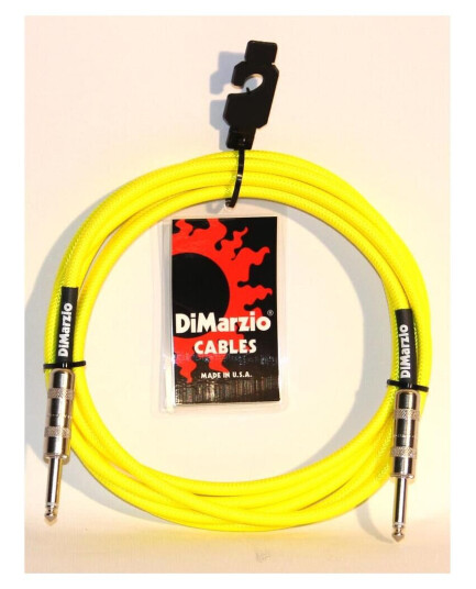 Dimarzio Ep1710ssy Instrumentkabel Braided 3 M. Neon Gul