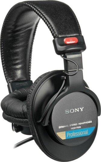 Sony Mdr7506 Hovedtelefoner/Headset Ledningsført Scene/Studie Sort