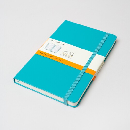 Moleskine Classic, A5 (Hardcover), Reef Blue / Ruled Moleskine Classic, A5 (Hardcover), Reef Blue / Ruled
