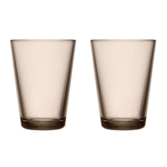 iittala Kartio vannglass 40 cl 2-stk. Lin