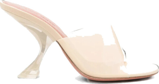 Amina Muaddi Dame Sko Beige 37 EU, Amina Muaddi Dame Sko Beige 37 EU,