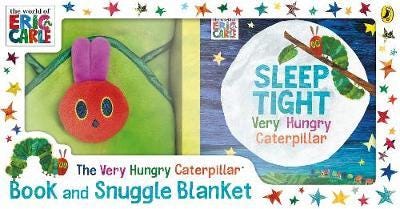 The Very Hungry Caterpillar Book And Snuggle Blanket Av Eric Carle