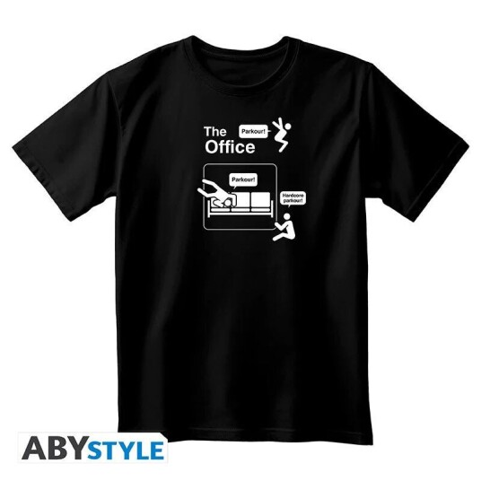 The Office T-skjorte Hardcore Parkour M Voksen