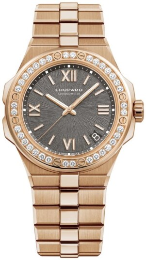 Chopard Herreklokke 295363 5002 Alpine Eagle Grå/18 karat rosé gull