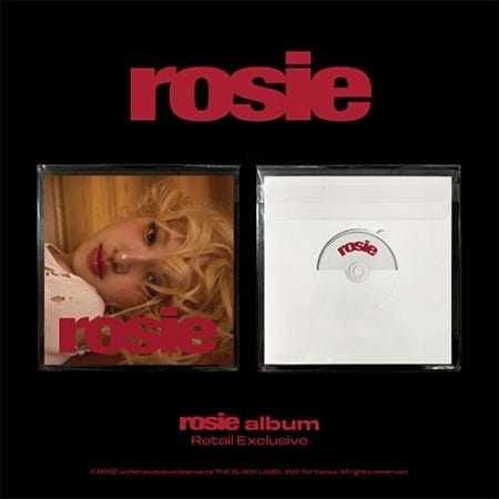 Rosé (Blackpink)  Rosie  Retail Exclusive Version  incl. Premium Cover Postcard, 3 Postcards, 2 Photocards + Poster  CD