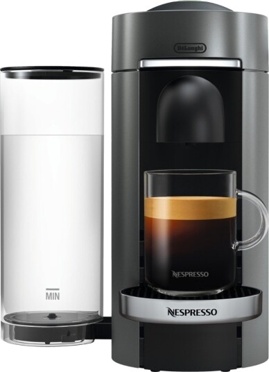 NESPRESSO VERTUO PLUS DELUXE KAPSELMASKIN BY DELONGHI GRÅ 0132192048 