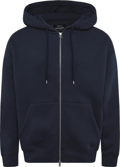 Mads Nørgaard Standard Luka Hoodie Zip Sweat Navy XL