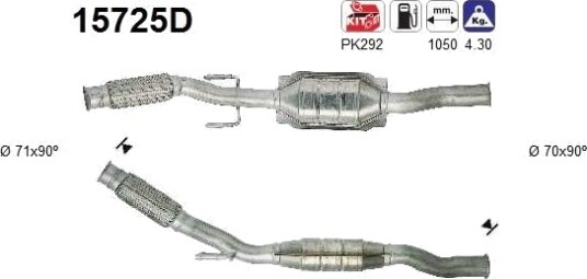 Katalysator AS 15725D Katalysator AS 15725D