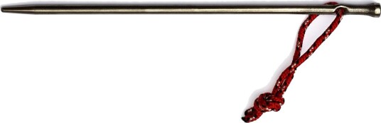 Vargo teltutstyr Titanium teltplugger med refleksnor 6 stk Vargo teltutstyr Titanium teltplugger med refleksnor 6 stk